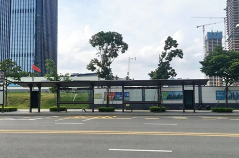 深圳前海智慧公交候車亭